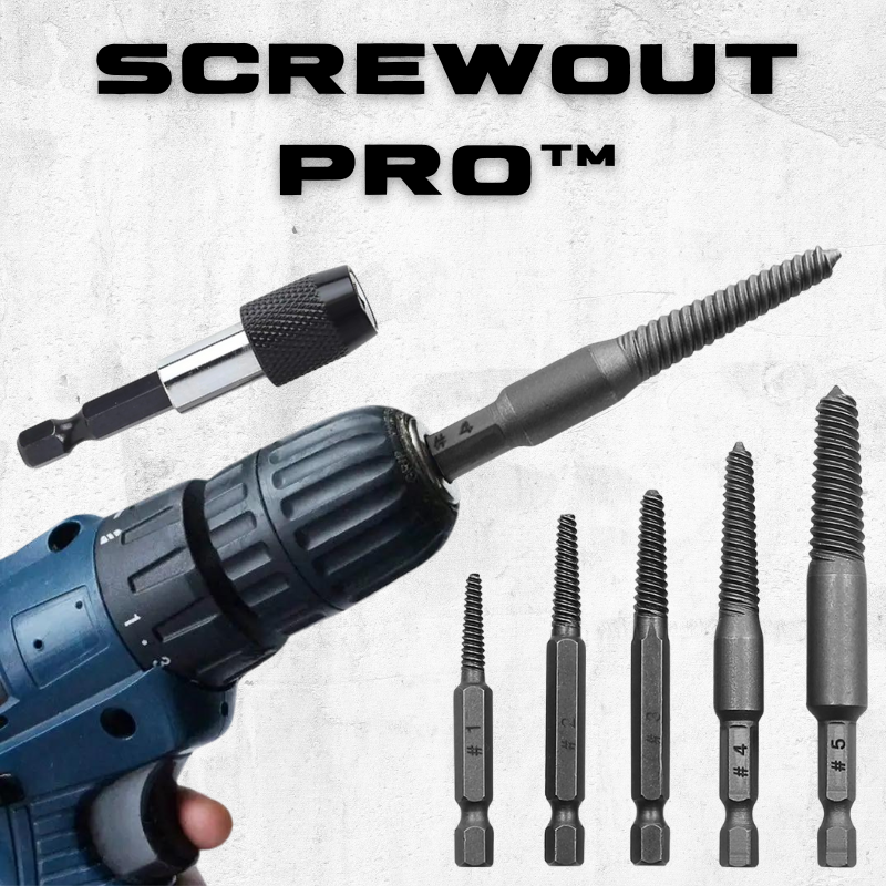 ScrewOut Pro™ - Screw Removal Drill Bit Set