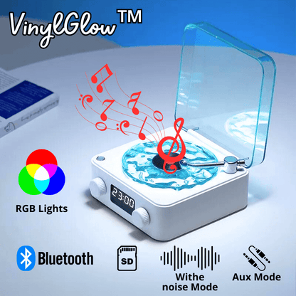 VinylGlow™ - White noise sound box for sleeping.