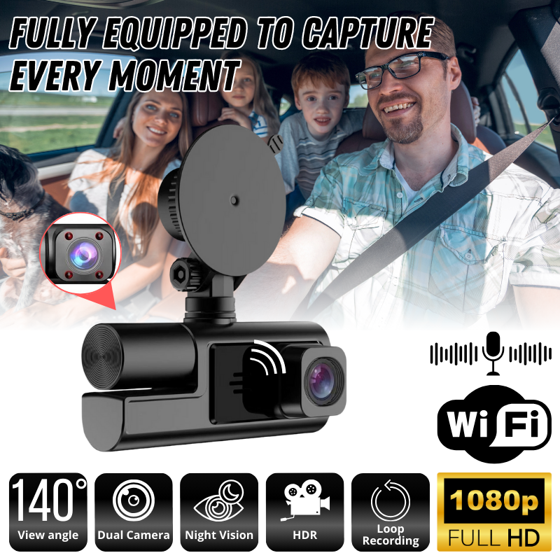 SafeDriveCam™ - Smart Security Camera for the Car