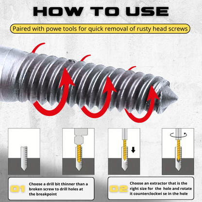 ScrewOut Pro™ - Screw Removal Drill Bit Set