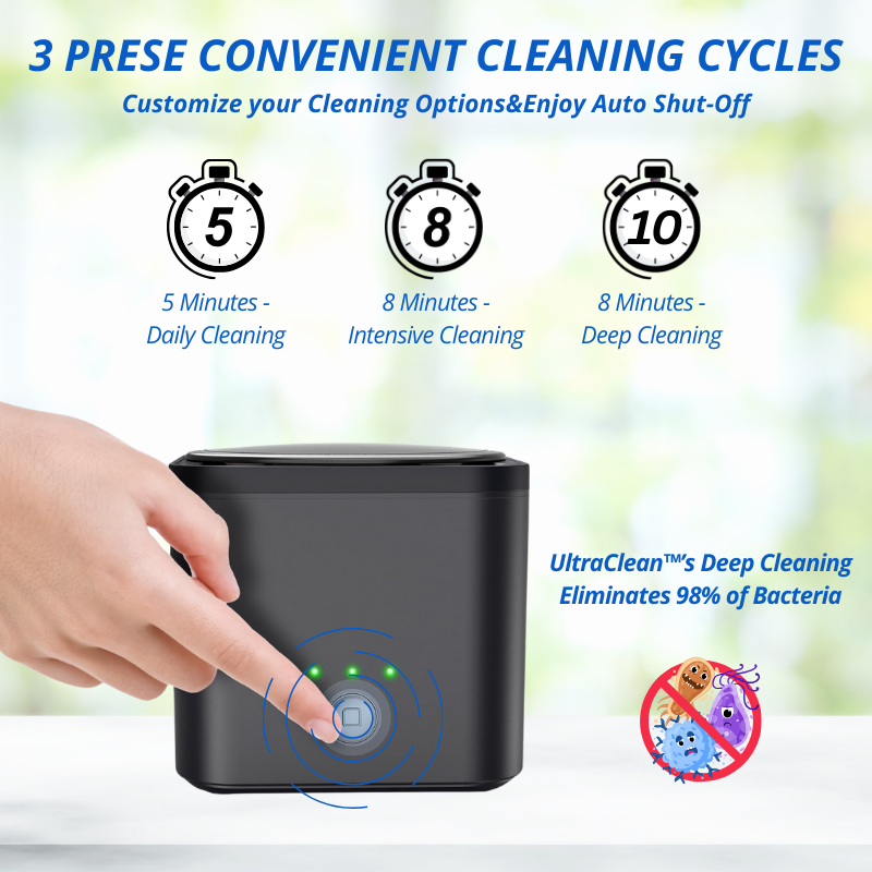 UltraClean™ - Professional Portable Ultrasonic Cleaner