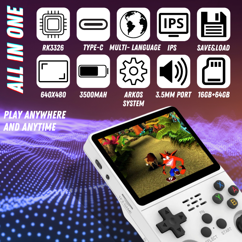 GameOn™ - Pocket Retro Console + 20,000 Games