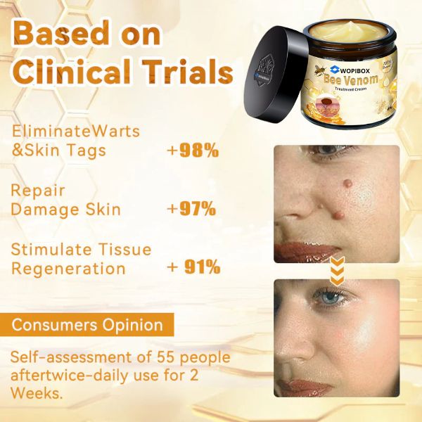 Bee Venom Skin Treatment Cream (AAD Recommended👨‍⚕️)