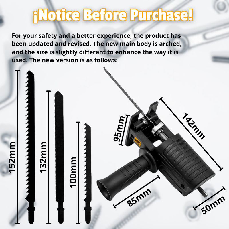 DrillSawPro™ - Electric Drill to Saw Adapter