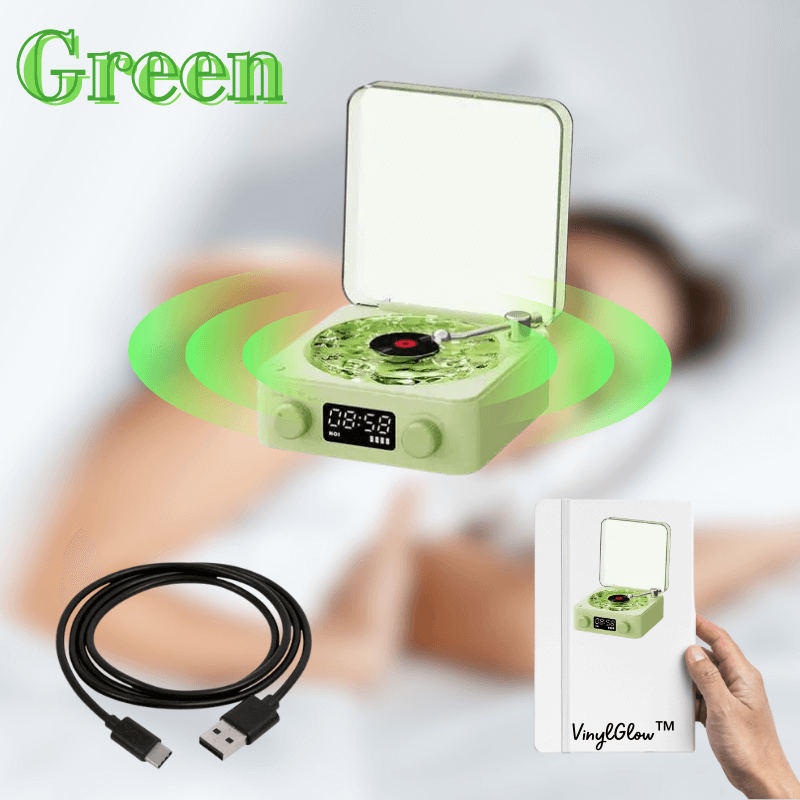 VinylGlow™ - White noise sound box for sleeping.