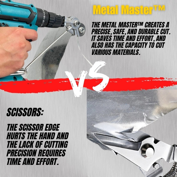 Metal Master™ - Metal Cutting Adapter for Drill (Precision and Efficiency)