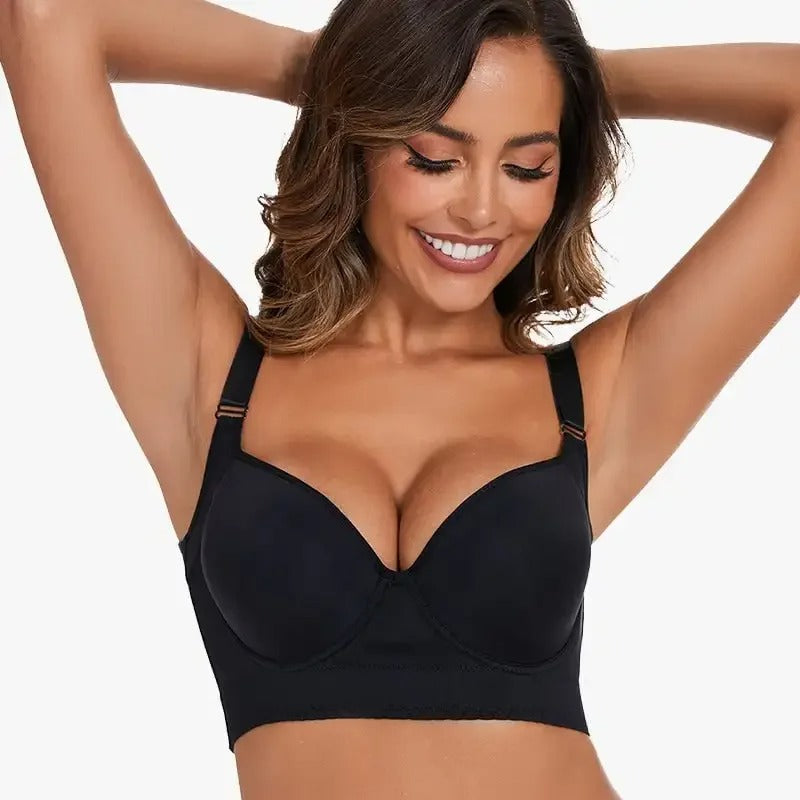 Sexy Deep Cup Full Coverage Bra