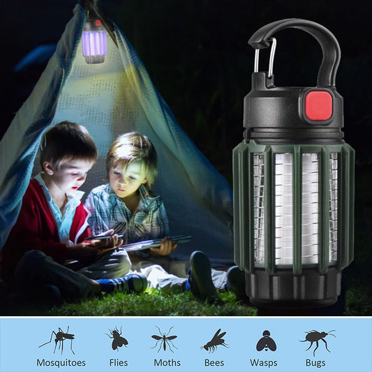 CoolCrate Tech Mini Bug Zapper Keeps Mosquitoes & Pesky Pests Away