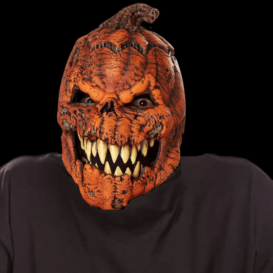 PumpkMask™ Full Head Pumpkin Mask with Movable Jaw