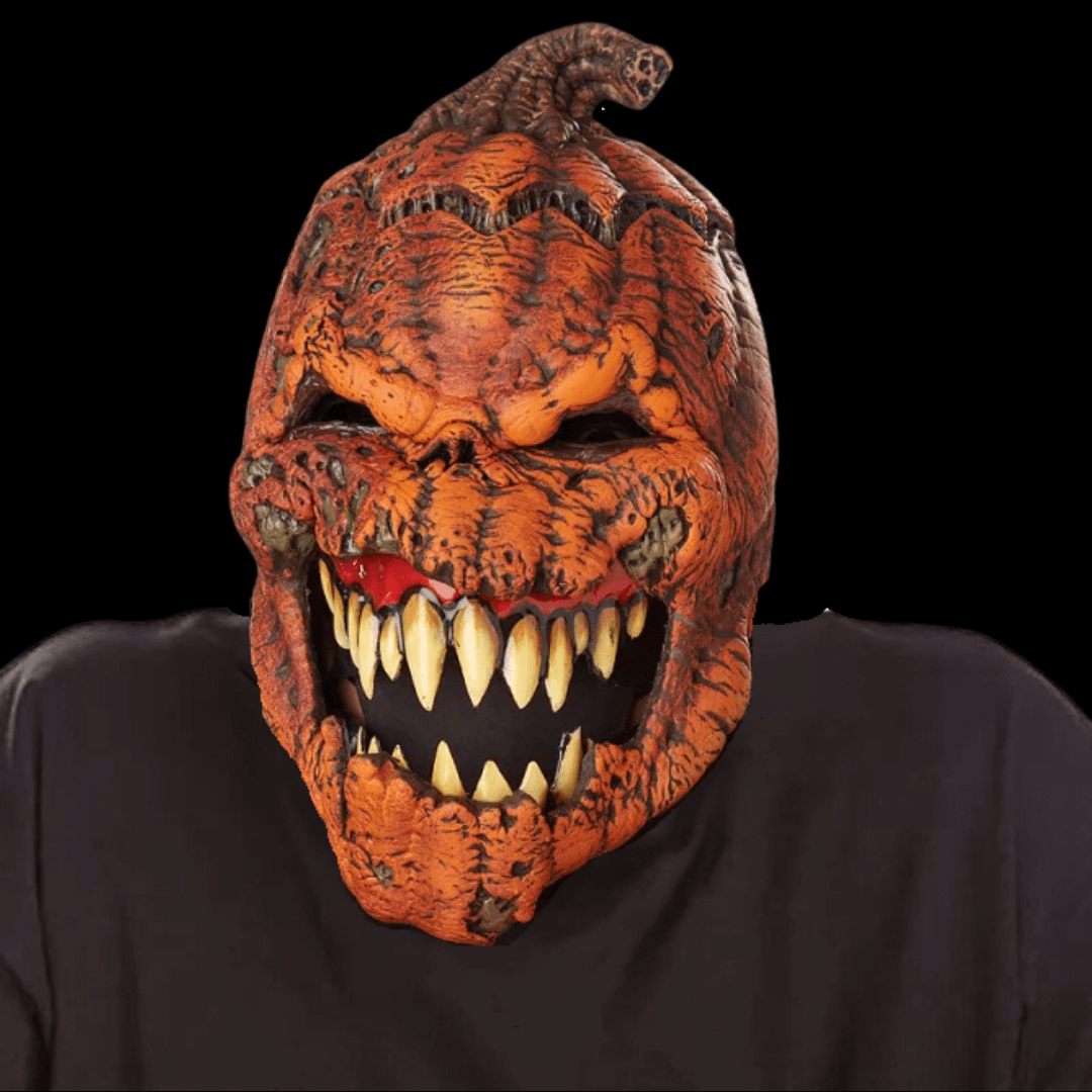 PumpkMask™ Full Head Pumpkin Mask with Movable Jaw